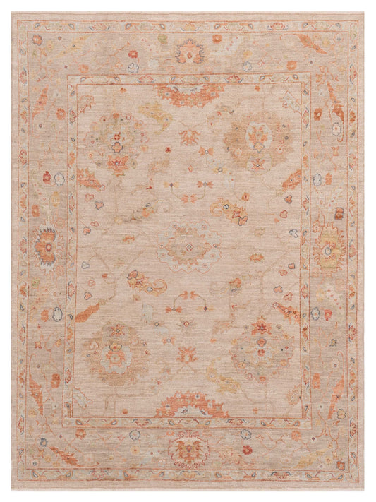 Anadol Angora Oushak  Beige Light Brown Traditional