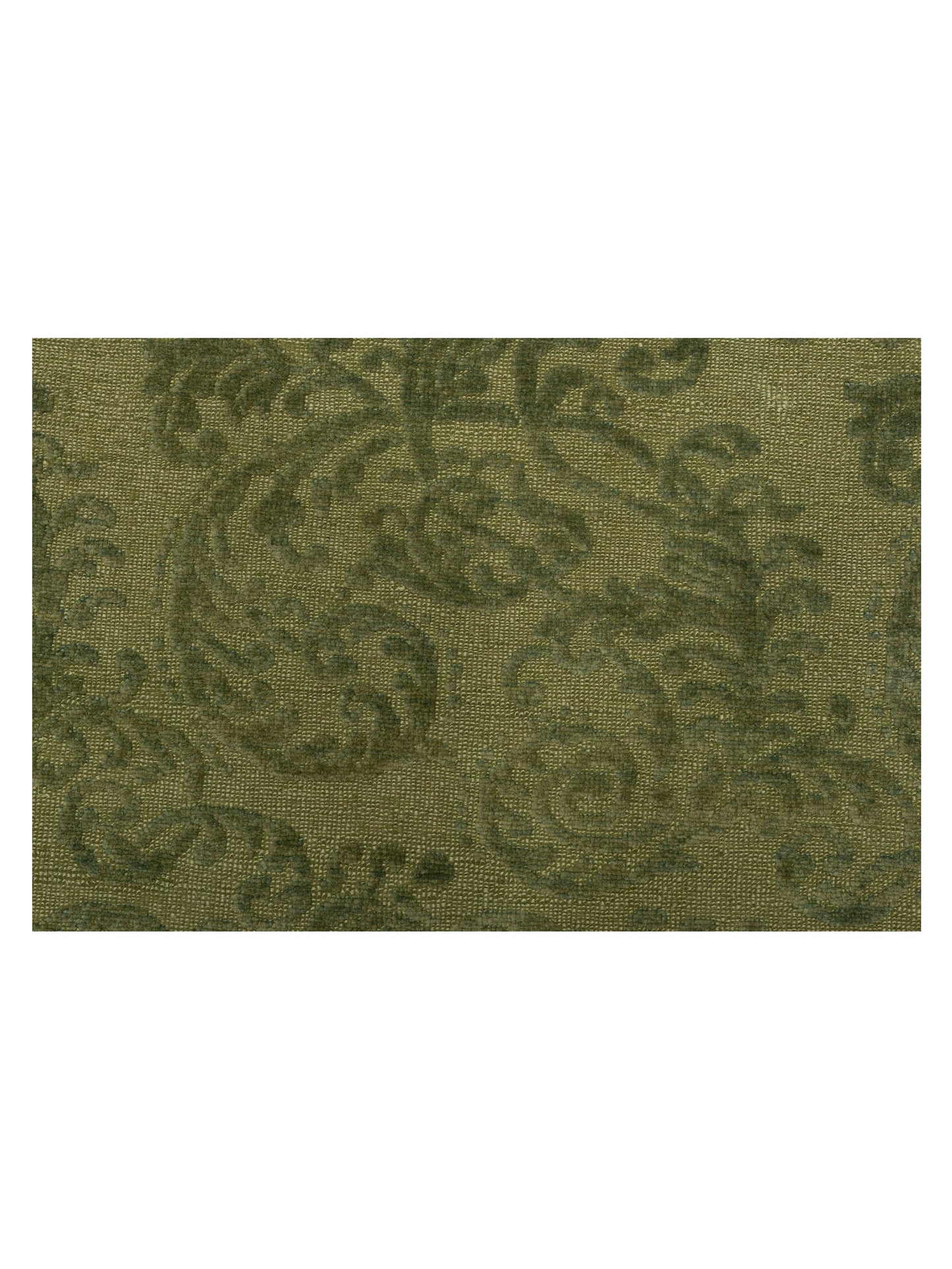 Vintage 77053 Green 8.10x11.6 Hand Knotted Rug