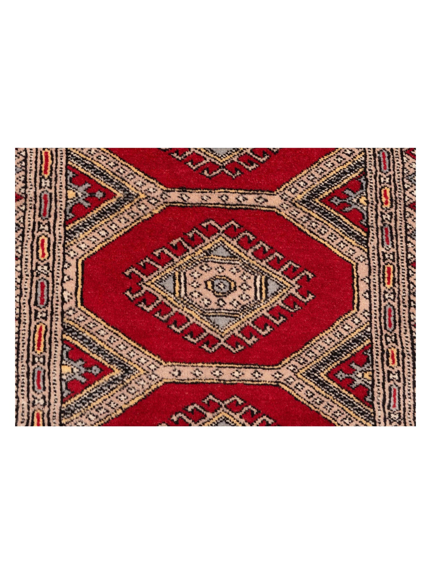 Bokhara 146611 Red Silver 2.7x4.3 Hand Knotted Rug