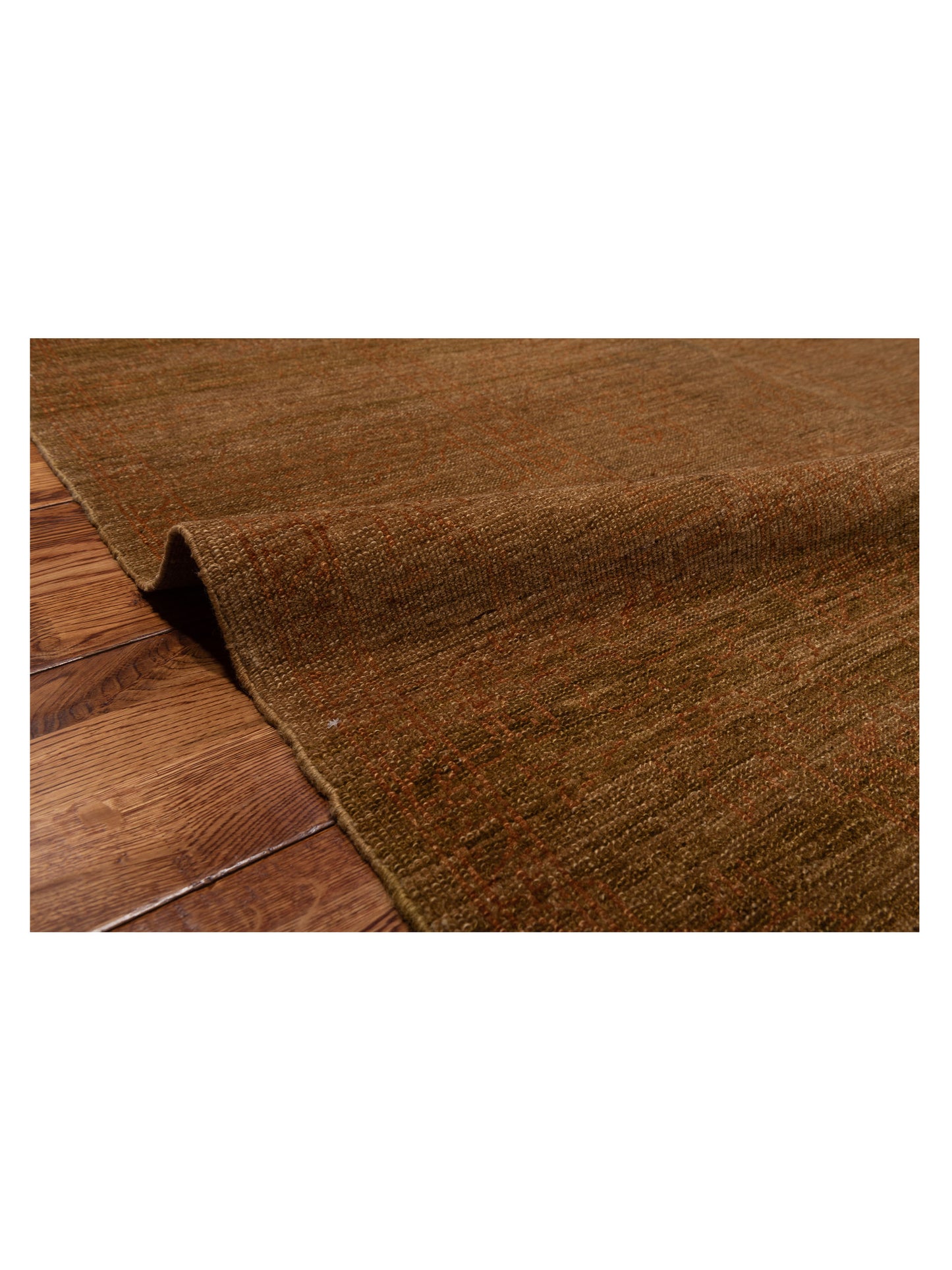 Defne Jade Brown Brown 8.1x9.11 Hand Knotted Rug