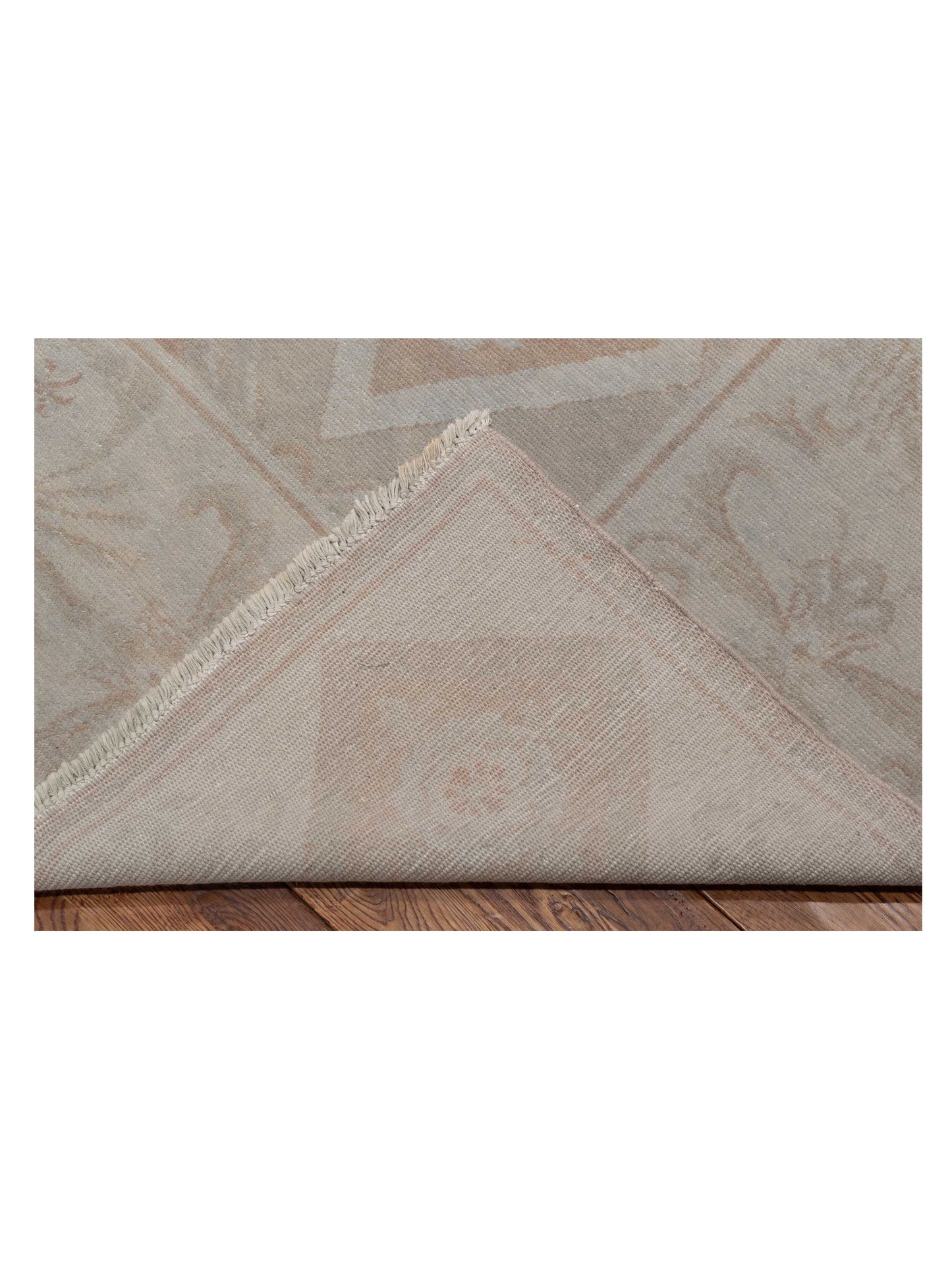 Vintage 107447 Silver 9.5x12.4 Hand Knotted Rug