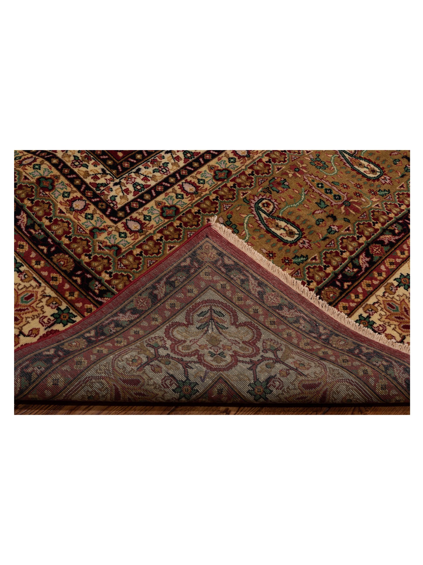 Sivas 129417 Red Ivory 8.1x9.11 Hand Knotted Rug