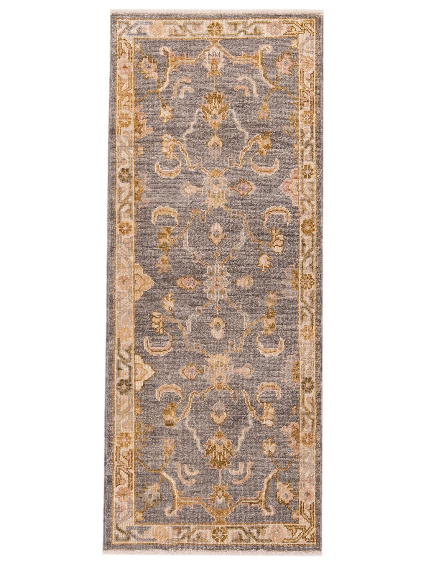 Anadol Angora Oushak  Gray Ivory Traditional