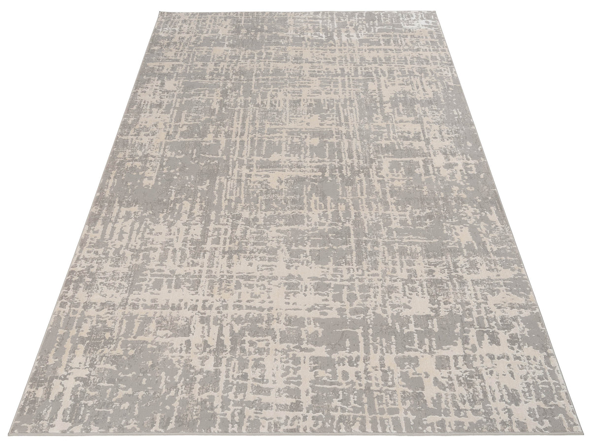 Palermo 130392 Silver Ivory 6.7x9.6 Machine Made Rug