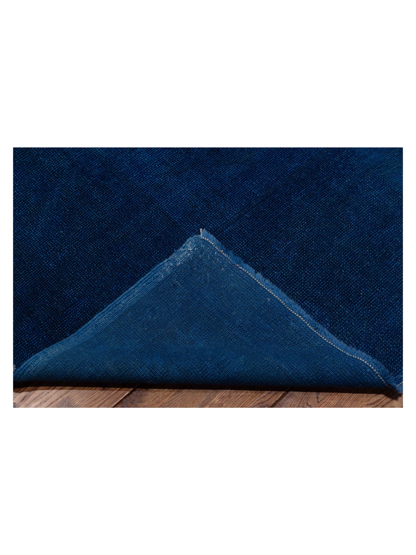Vintage 74795 Dark Blue 9.7x11.11 Hand Knotted Rug
