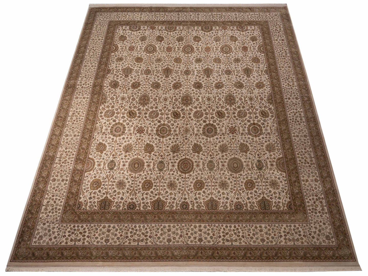 Empire 81643 Ivory Ivory 12.3x15 Hand Knotted Rug