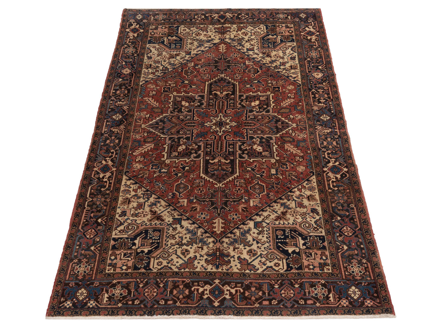 Persian 80602 Red Brown 8.3x11 Hand Knotted Rug