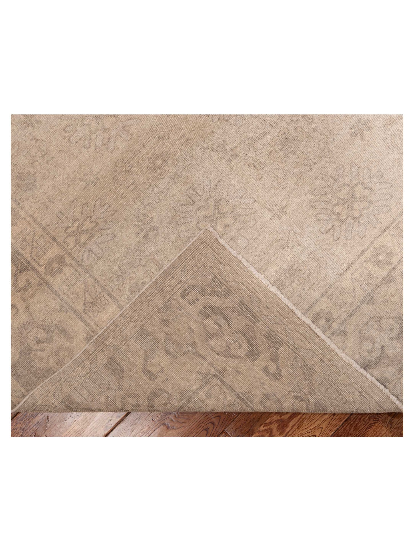 Evren 122175 Gray Silver 9x12 Hand Knotted Rug