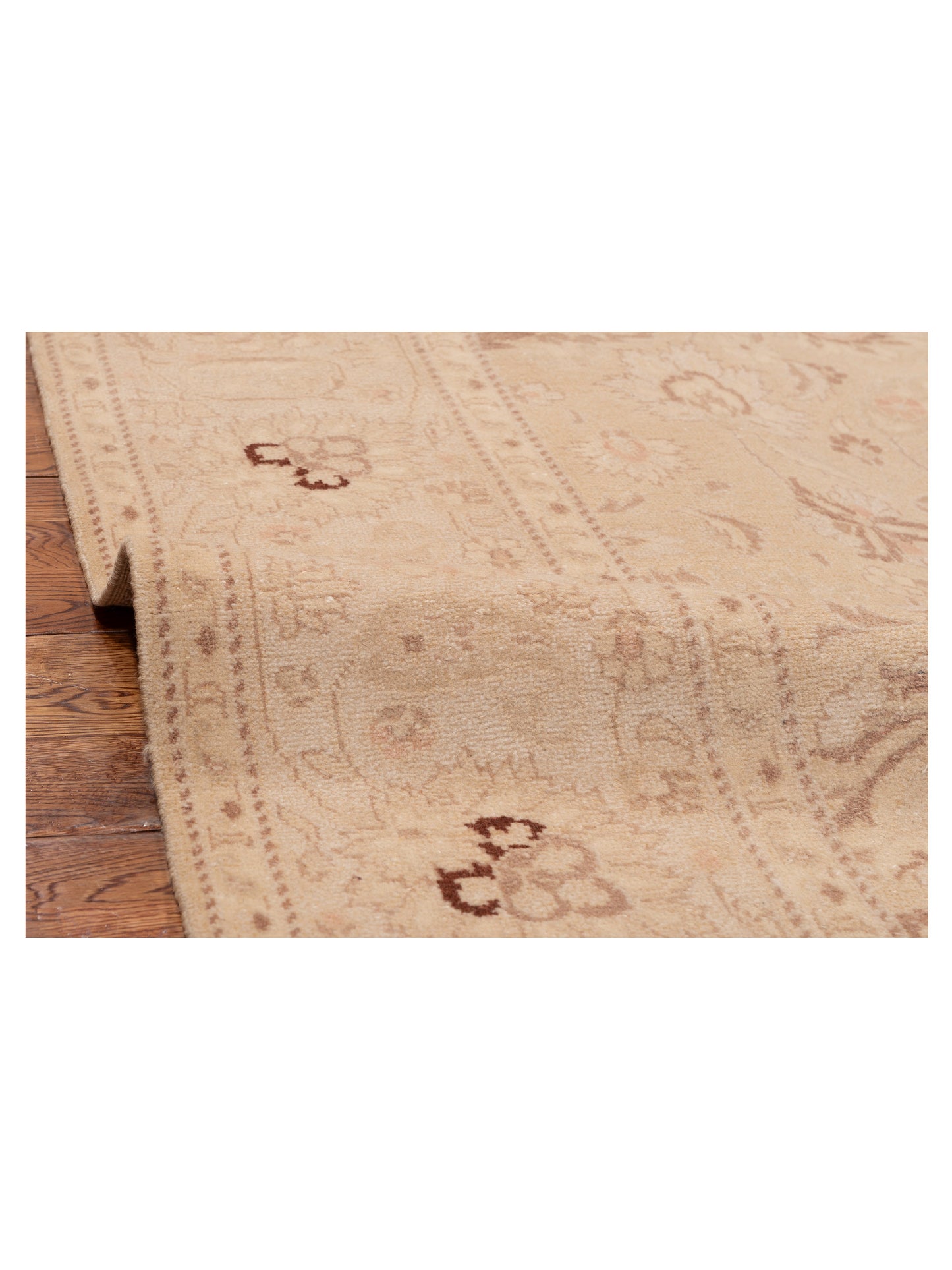 Bouquet 107411 Gold Ivory 8.1x9.11 Hand Knotted Rug