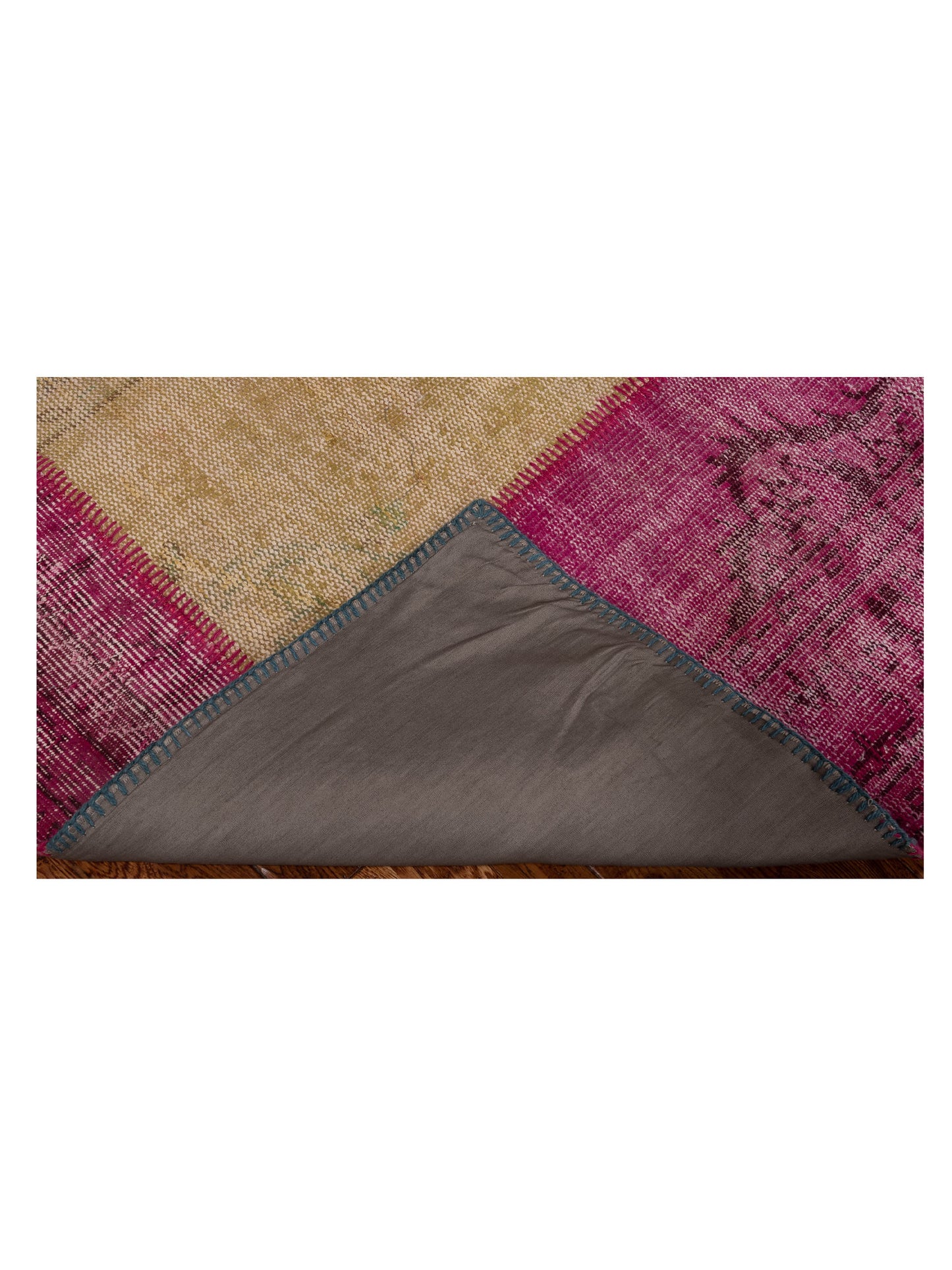 Turkish Vestige Patchwork 131083 Multi 3.4x4.11 Hand Knotted Rug