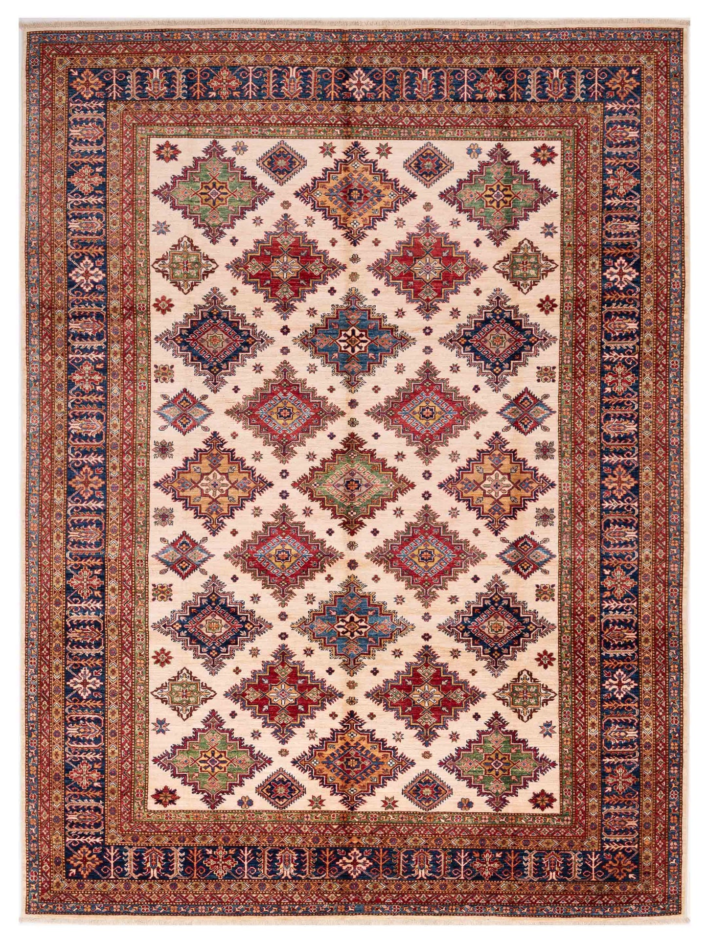 Nomad Super Kazak  Ivory Navy Tribal