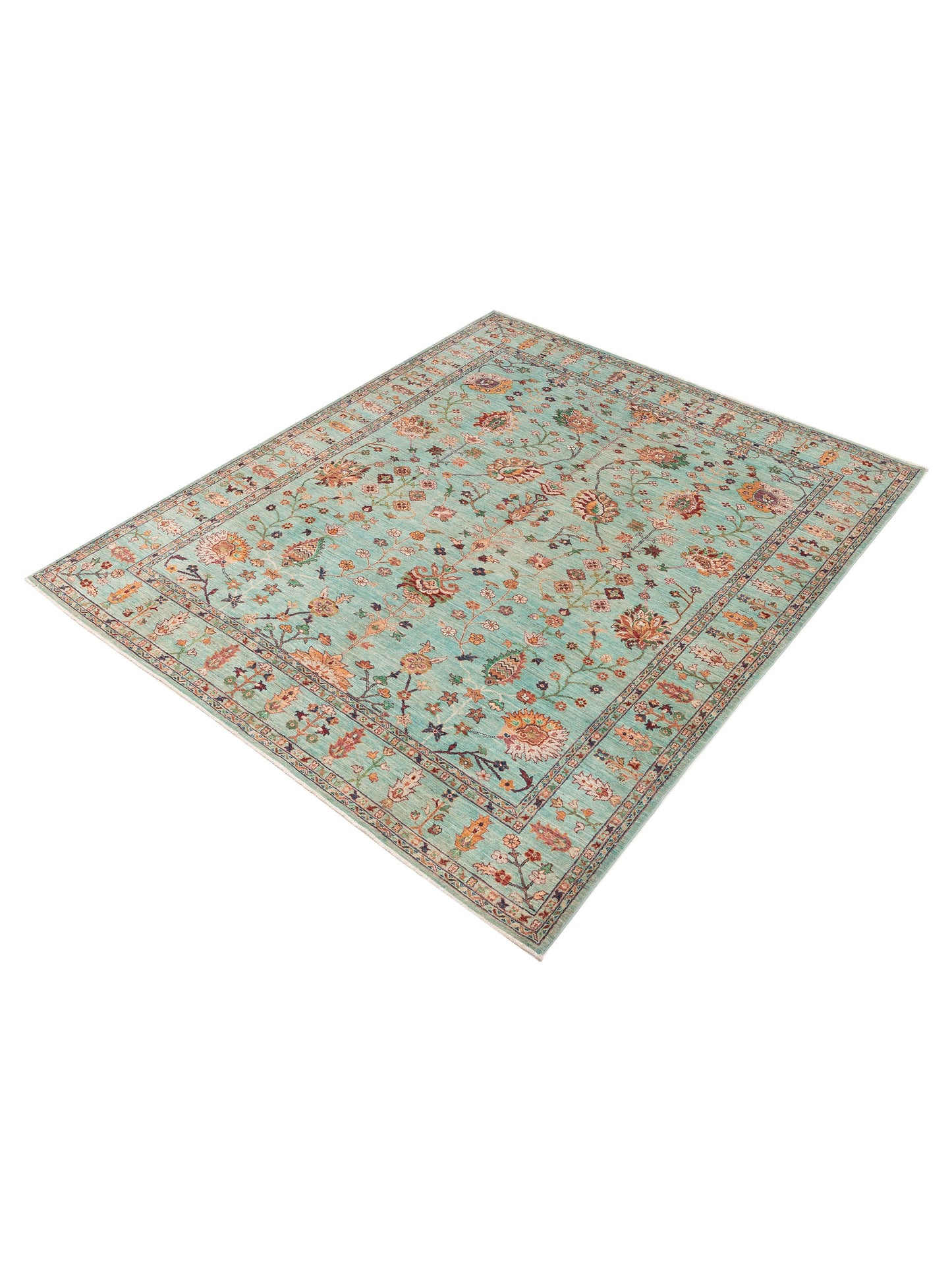 Sultan 152742 Navy Navy 8x10.2 Hand Knotted Rug