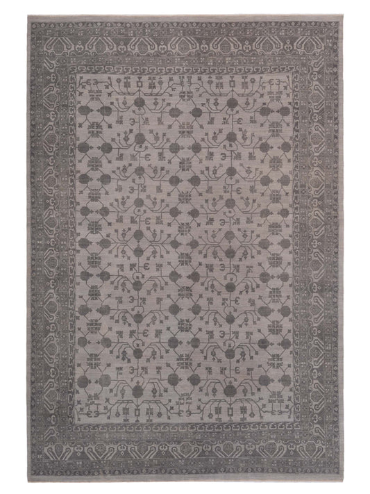 Rajpur Platinum  Ivory Gray Traditional