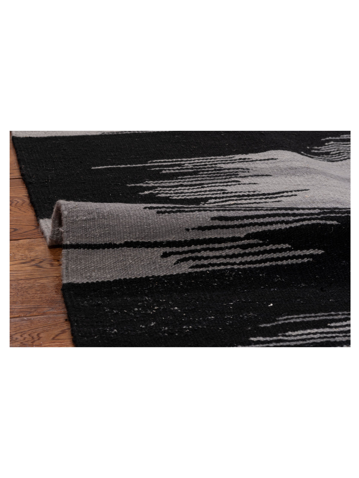 Aladdin 151189 Black 8.2x10.1 Hand Woven Rug