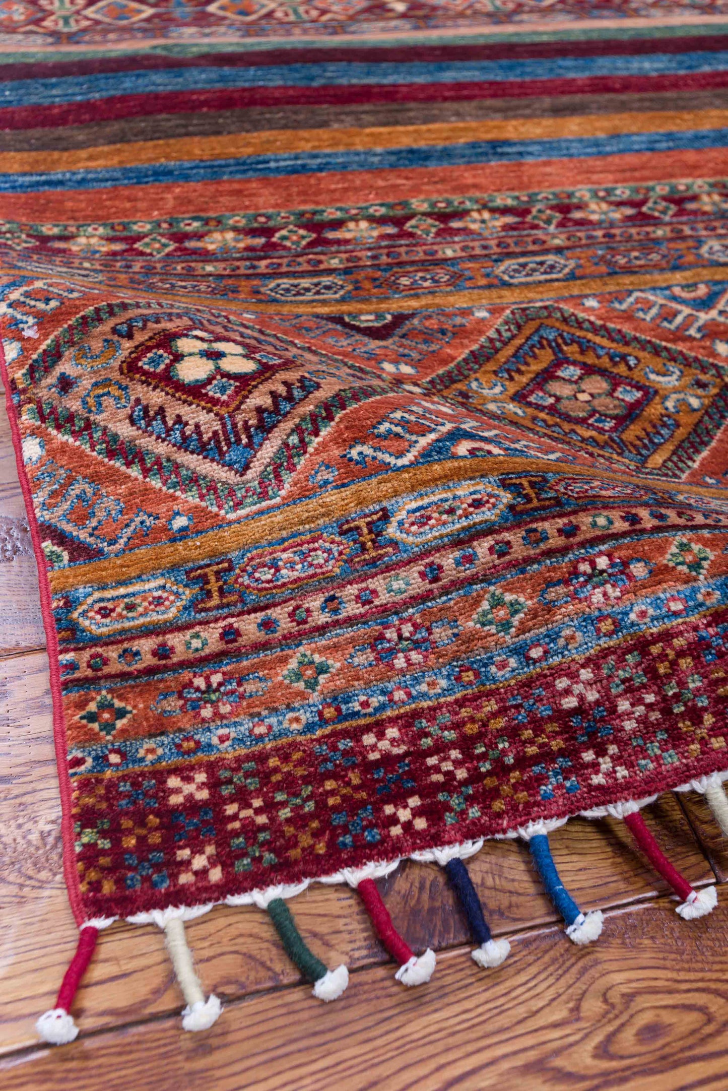 Khorjin 145331 Multi 4.2x6 Hand Knotted Rug