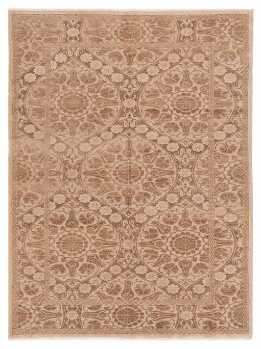 Pasha Defne  Cream Light Brown Transitional
