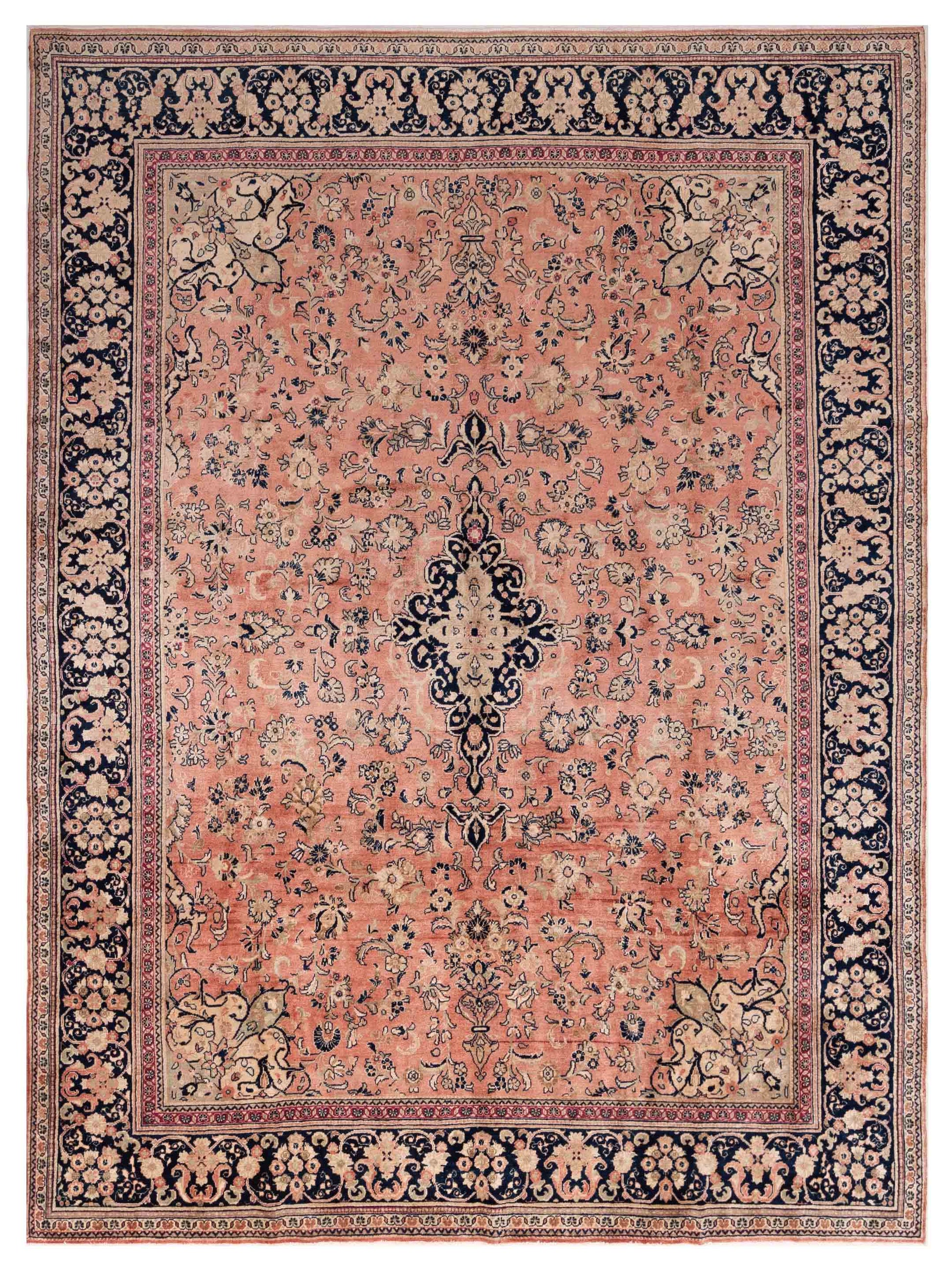 Pasha Persian  Pink Navy Traditional