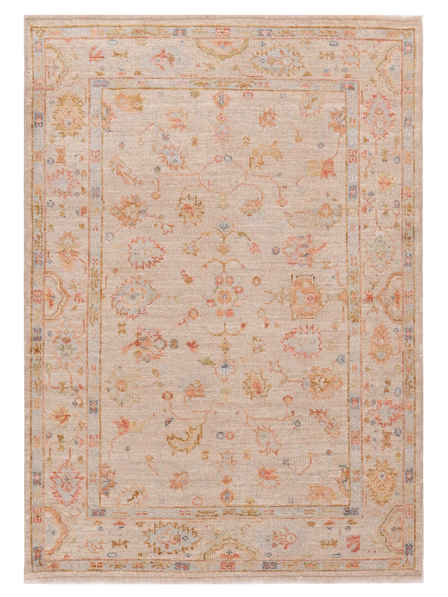 Anadol Angora Oushak  Beige Beige Traditional