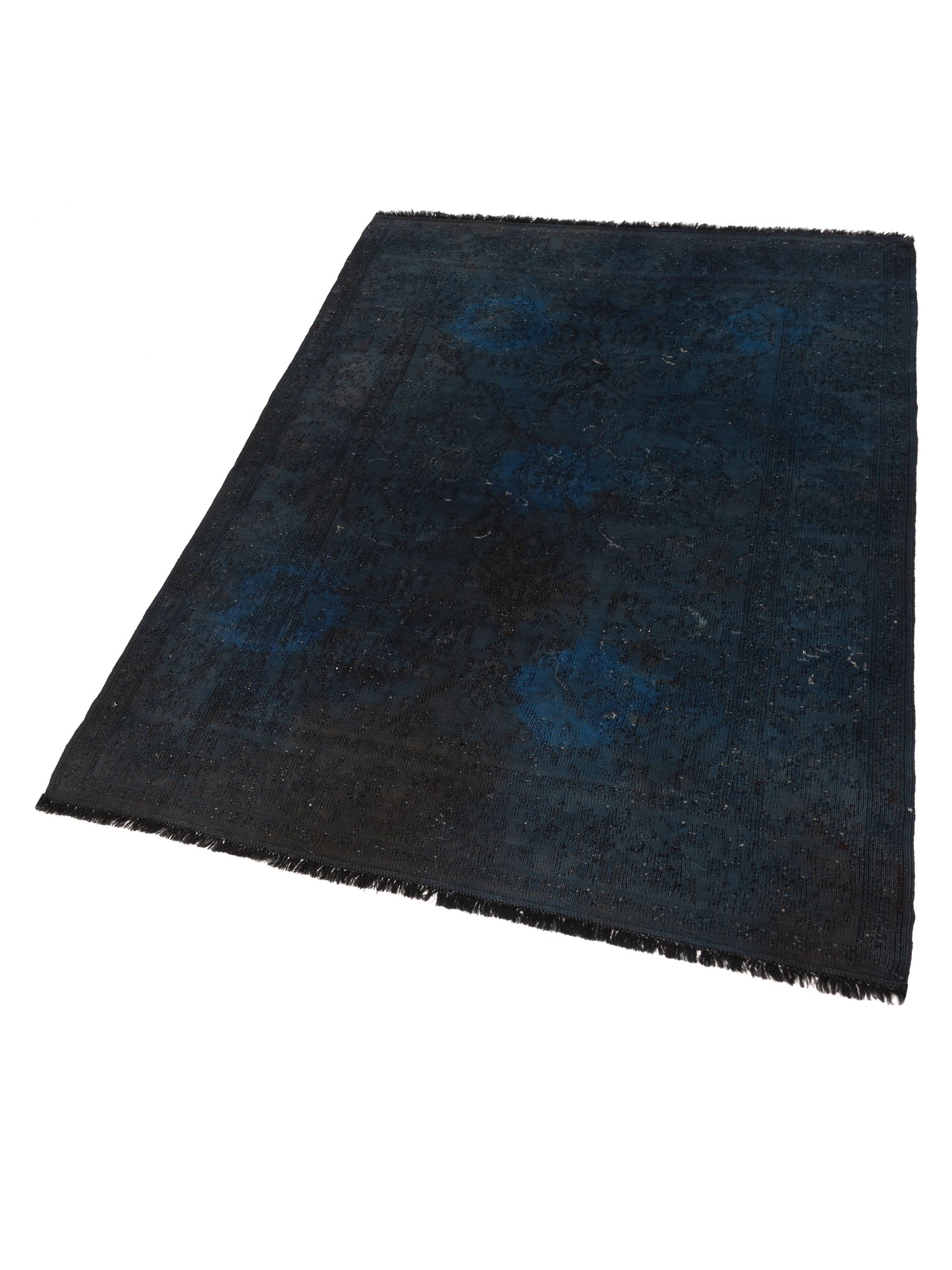 Vintage 70000 Charcoal 5.6x8.1 Hand Knotted Rug