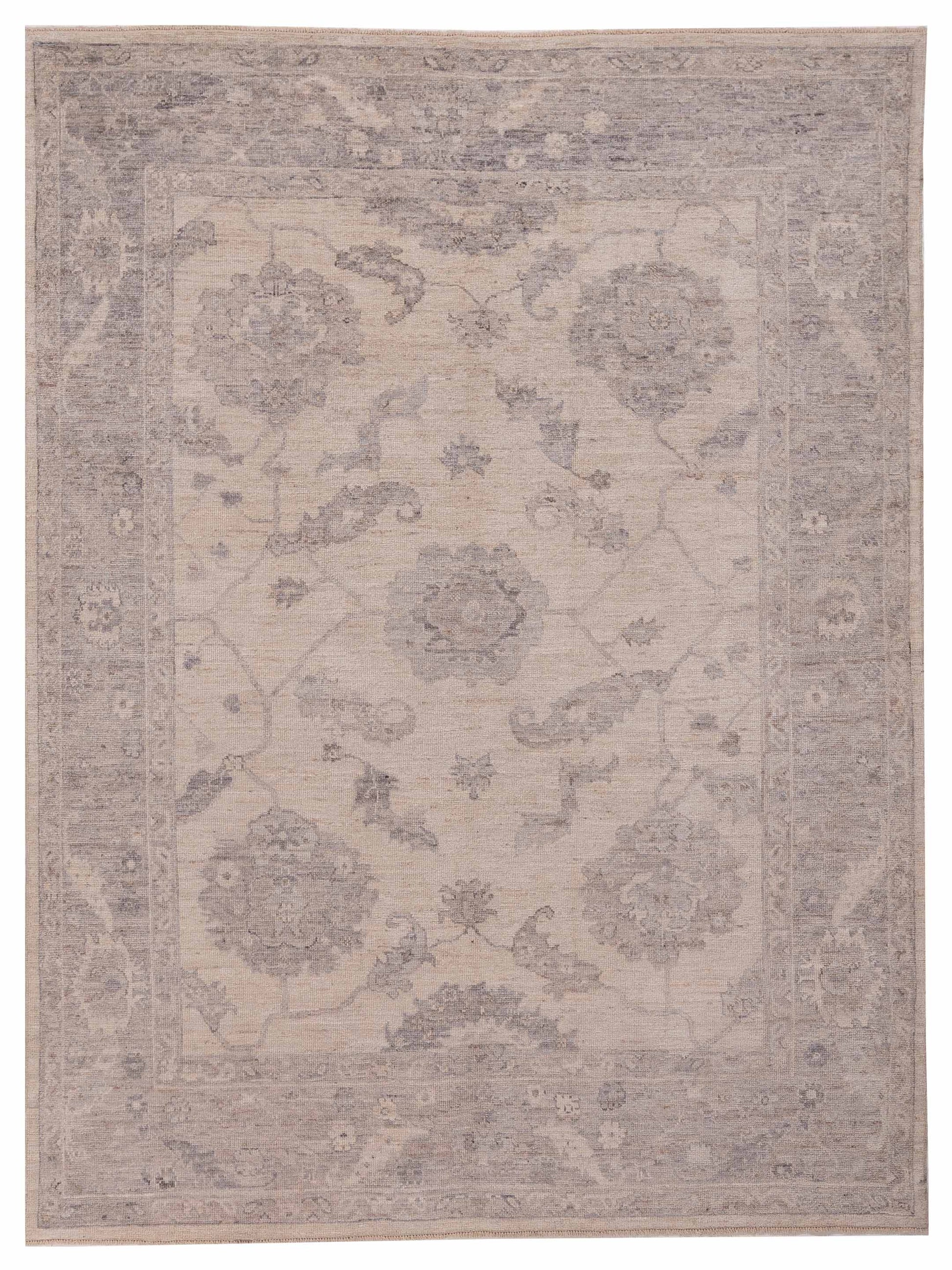 Anadol Angora Oushak  Ivory Gray Traditional