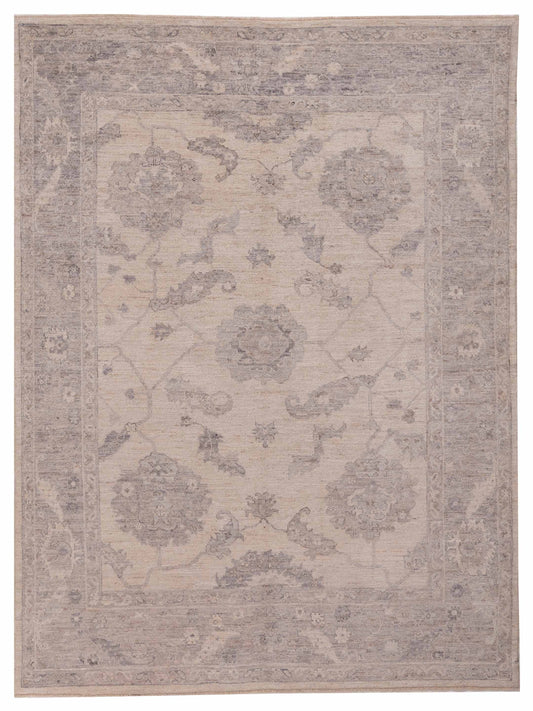Anadol Angora Oushak  Ivory Gray Traditional