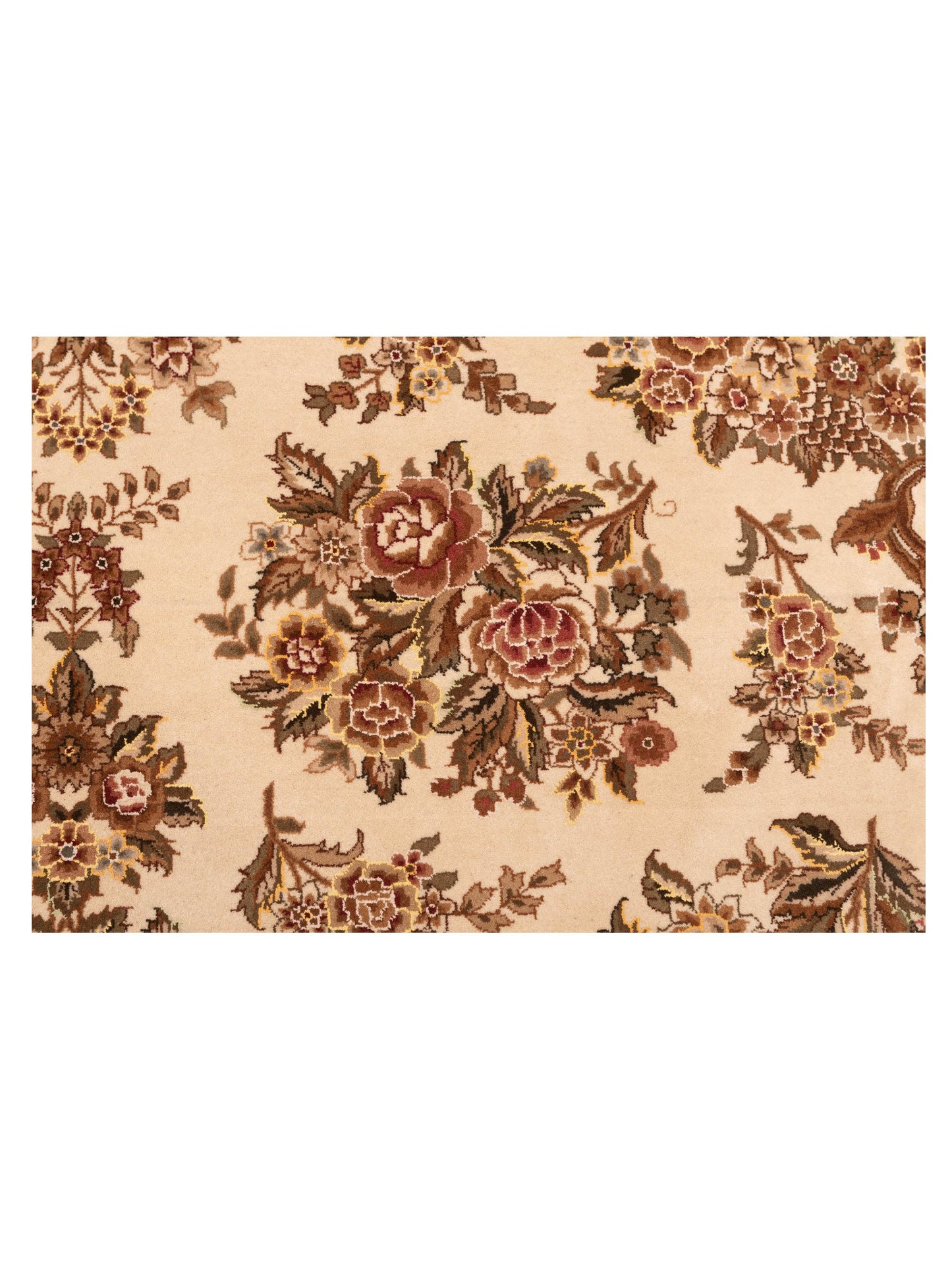Magnolia 121080 Ivory Ivory 9x12 Hand Knotted Rug