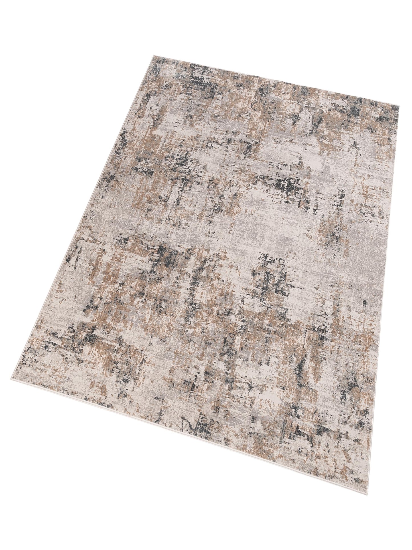 Palermo 130407 Ivory Gray 6.7x9.6 Machine Made Rug