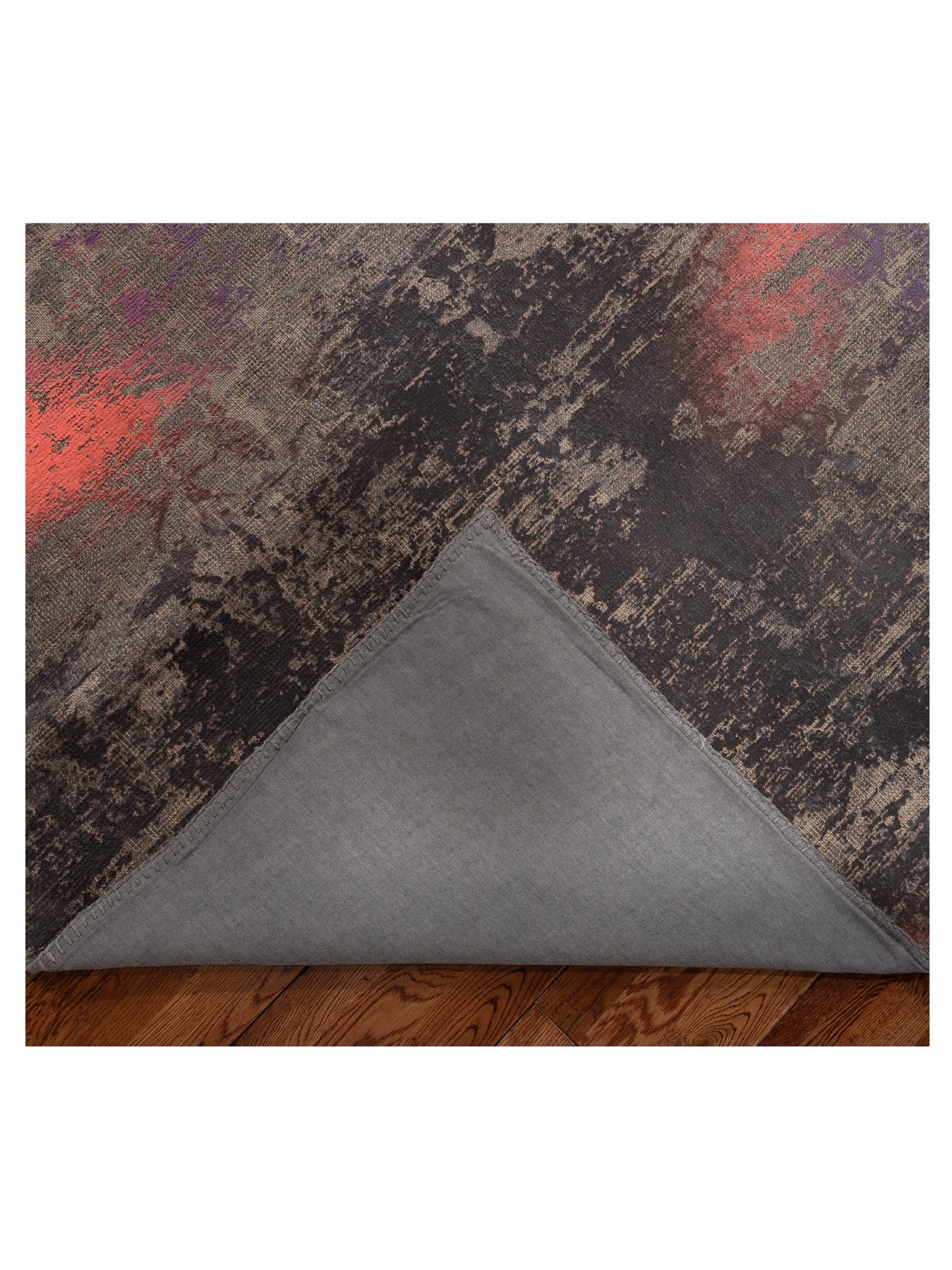 Vintage 120904 Gray 11.6x15.6 Hand Knotted Rug