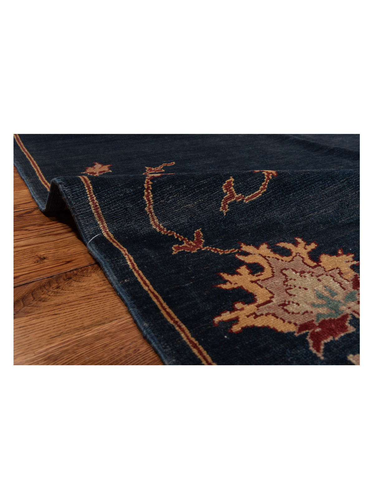 Antique Loom 104551 Blue 6.6x6.10 Hand Knotted Rug