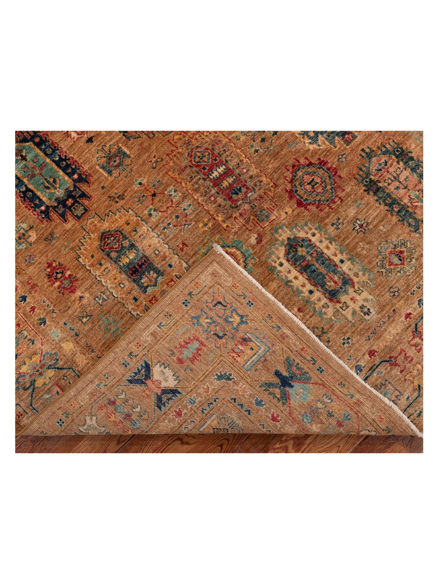 Artisan Kars 152260 Brown Brown 5.6x7.11 Hand Knotted Rug