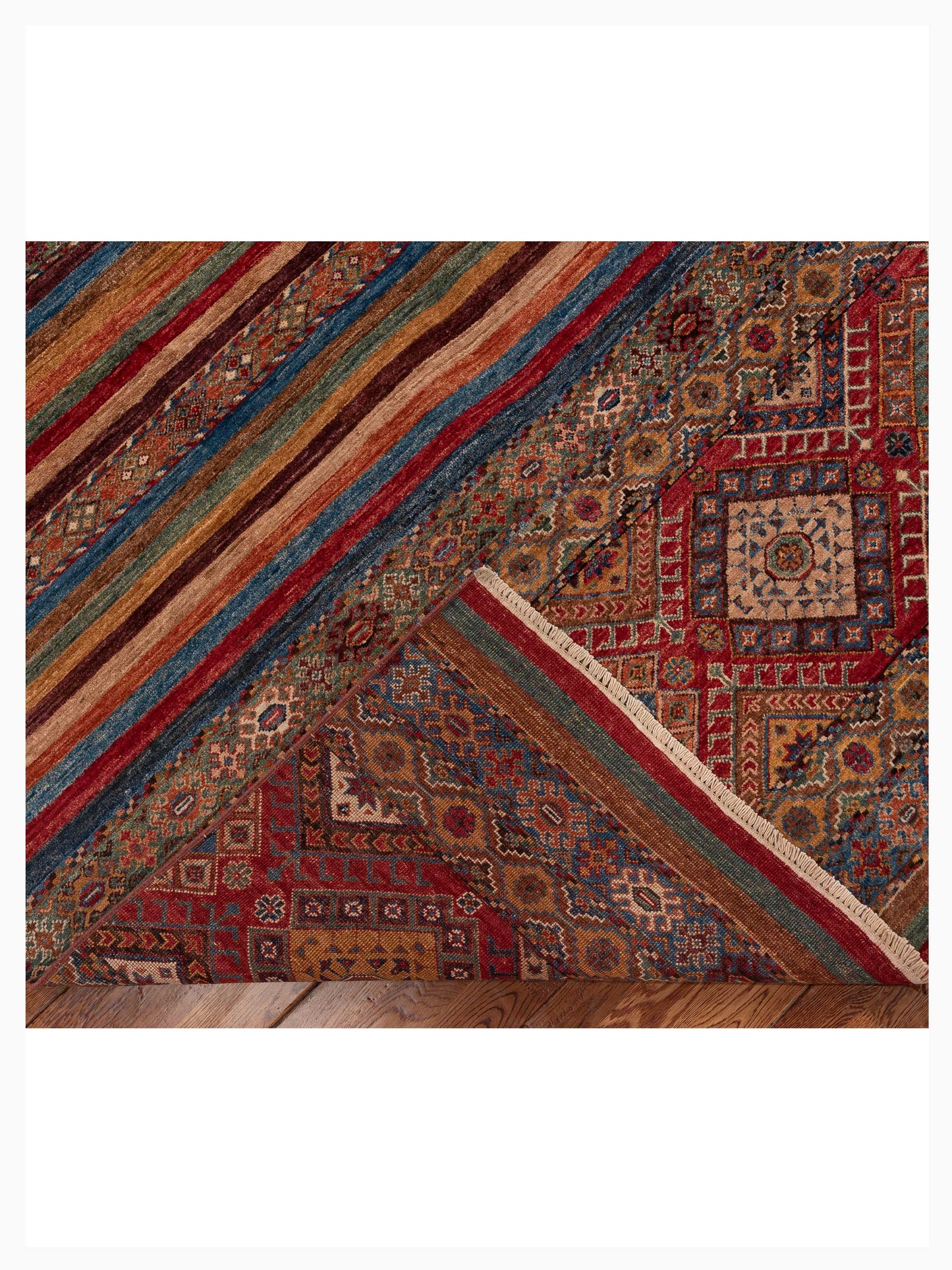 Khorjin 155037 Multi Multi 8.10x12.4 Hand Knotted Rug