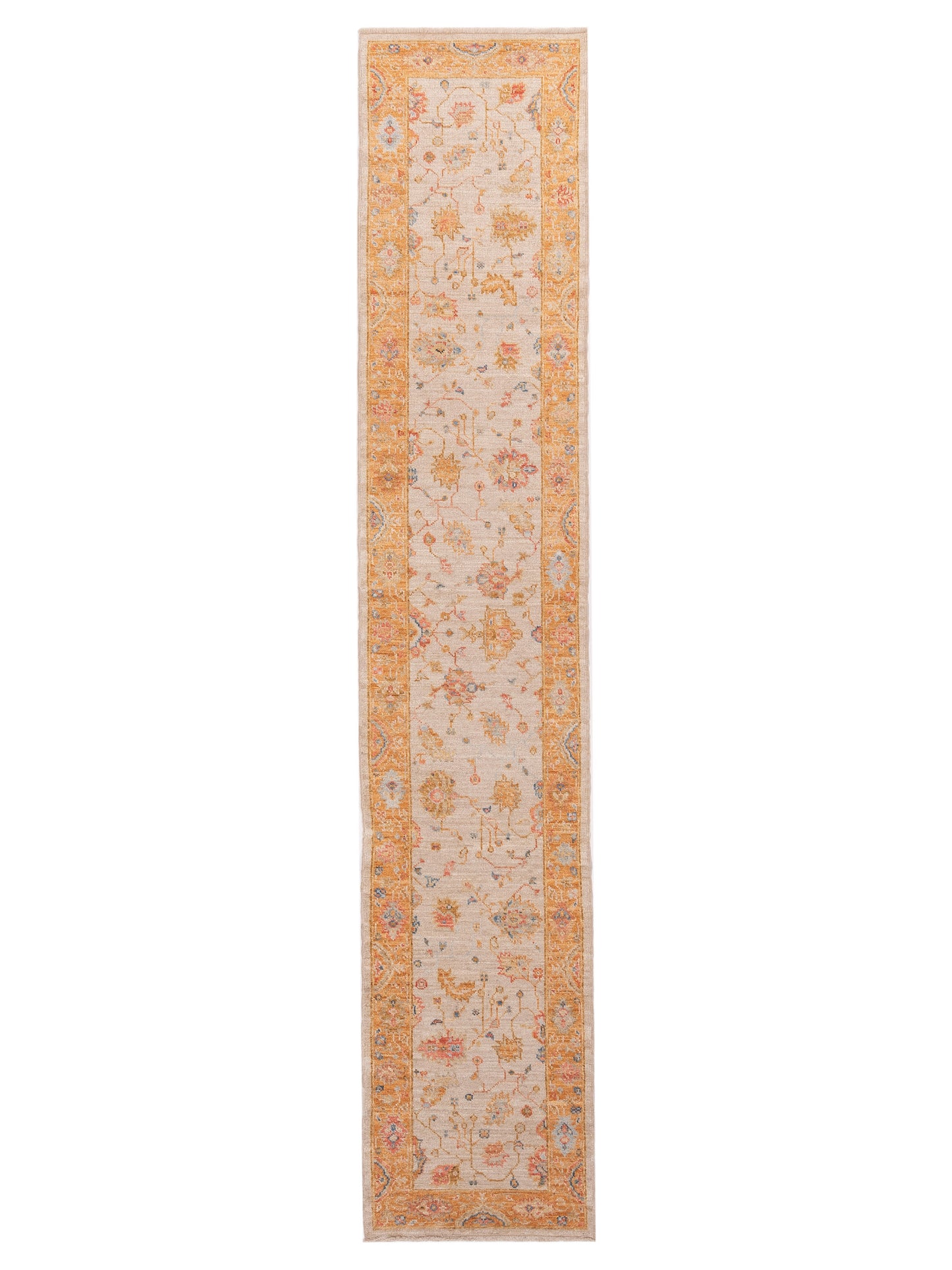 Anadol Angora Oushak  Ivory Orange Traditional