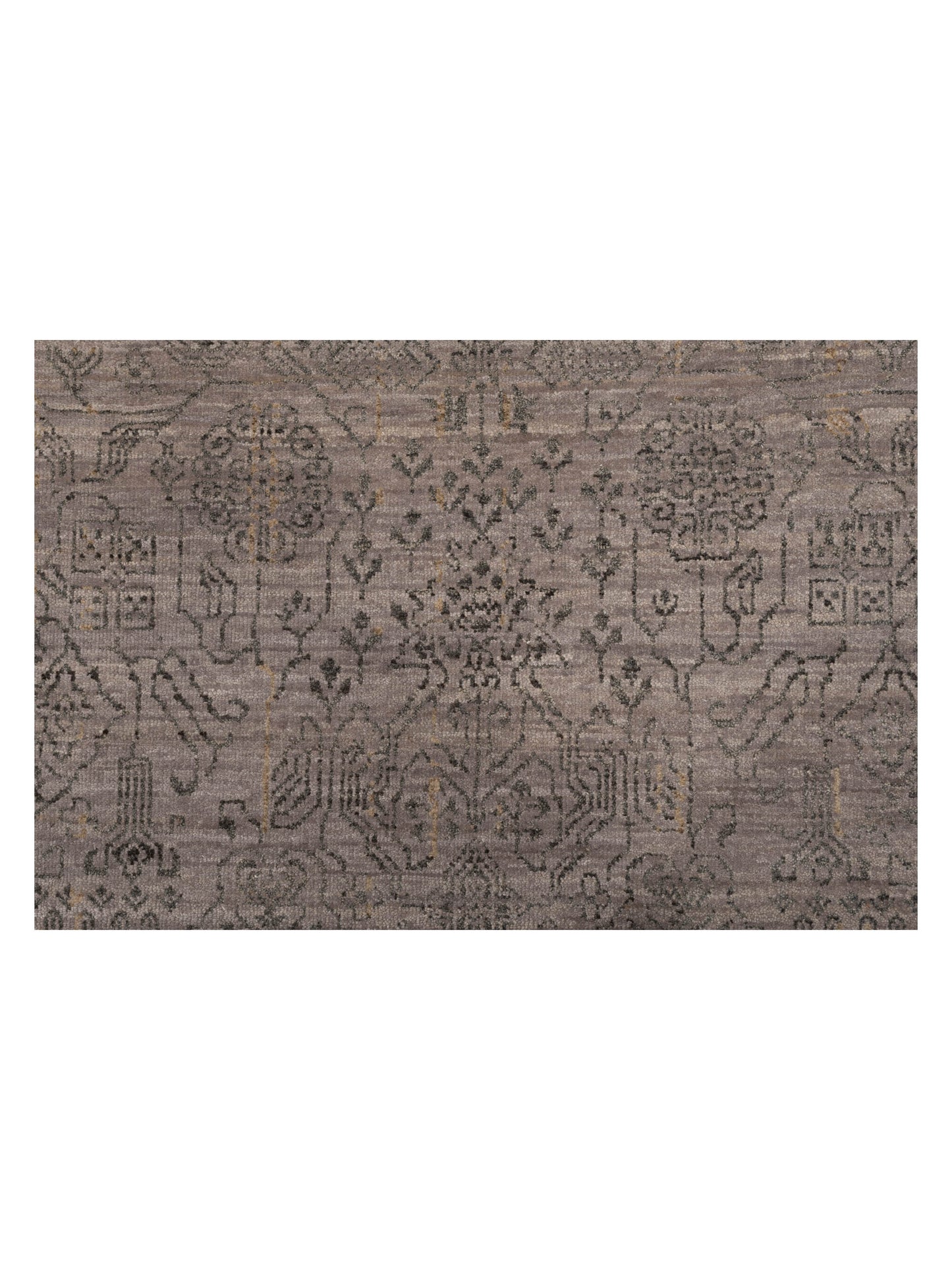 Dazzling 119790 Silver Green 8x10 Hand Knotted Rug