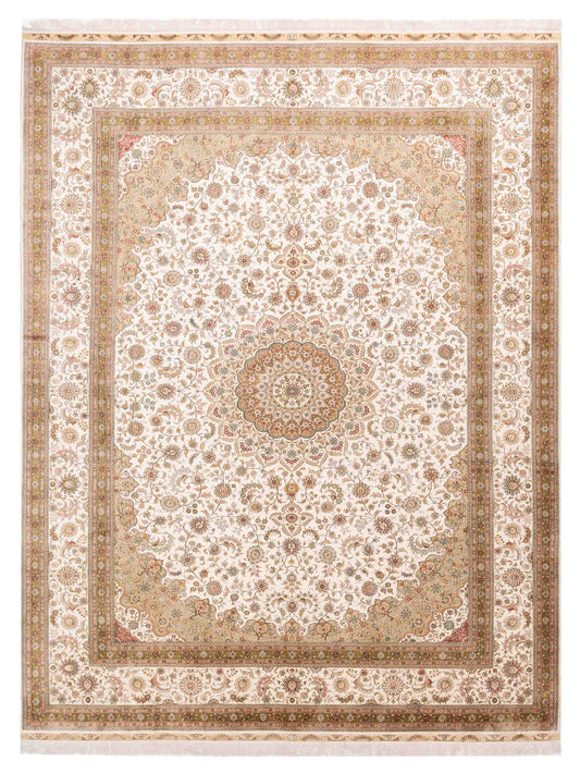 Pasha Pure Silk  Ivory Ivory Traditional