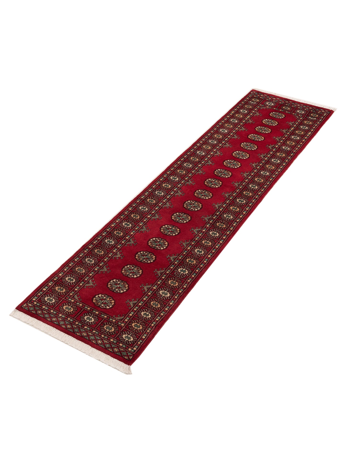 Bokhara 153422 Red Red 2.7x10.1 Hand Knotted Rug