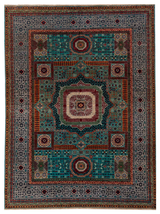 Nomad Super Mamluk  Blue Gray Geometric