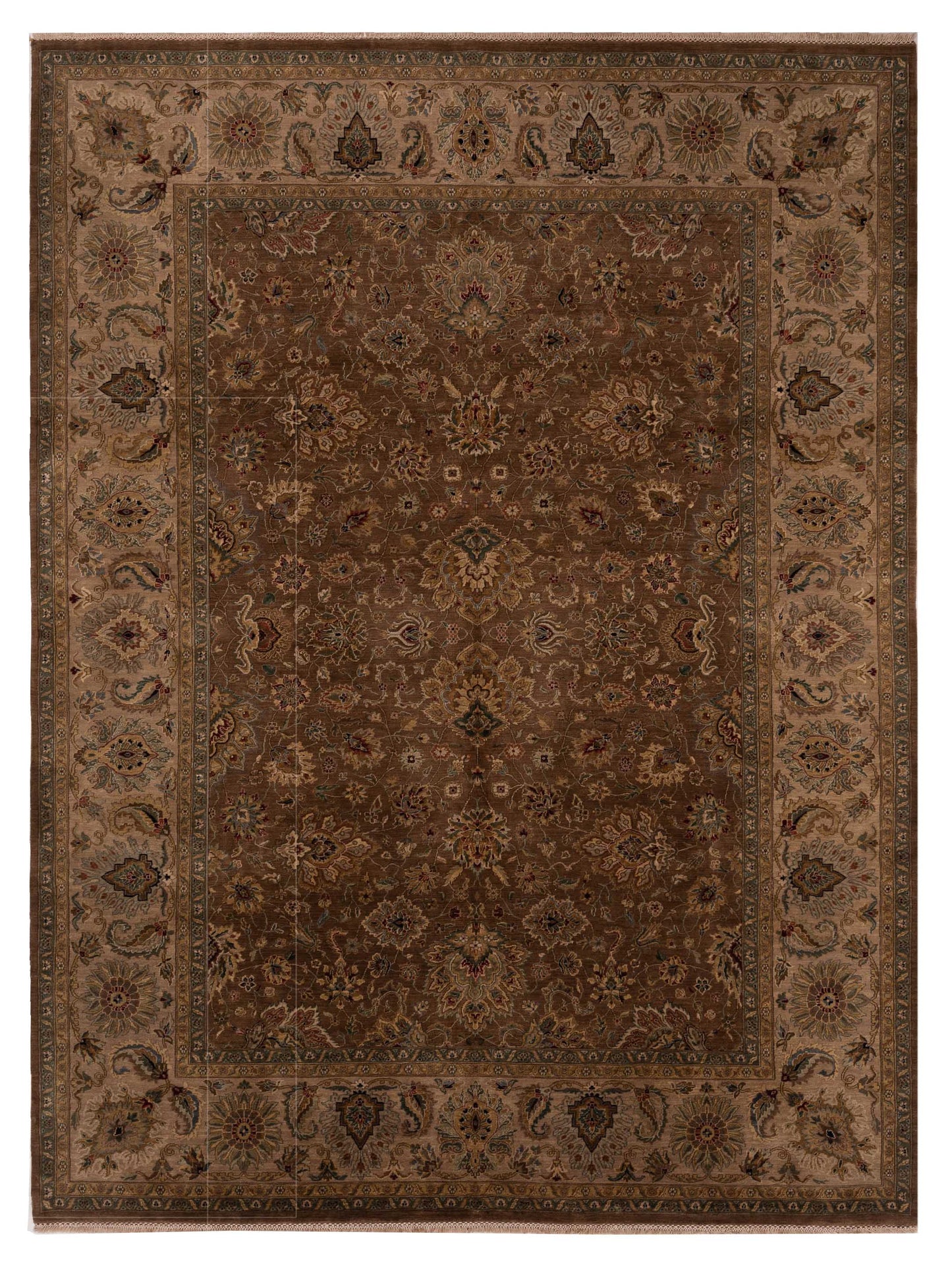 Rajpur Crown  Brown Cream Transitional