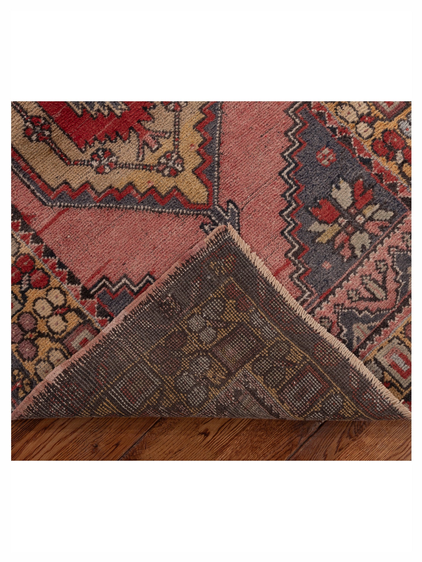 Old Anatolian 154195 Red Gold 3.4x5.5 Hand Knotted Rug