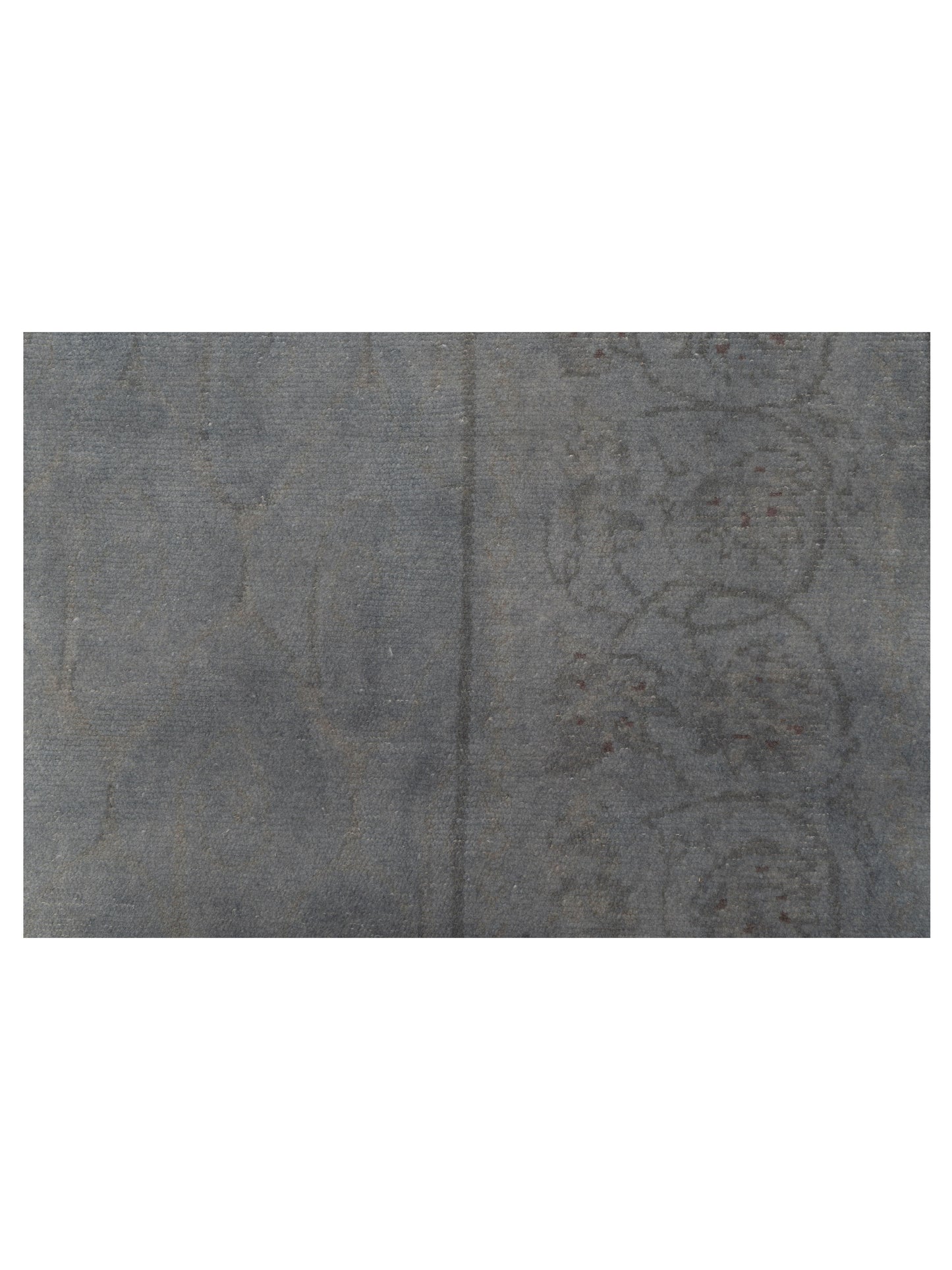Vintage 107514 Gray 8.1x10.1 Hand Knotted Rug