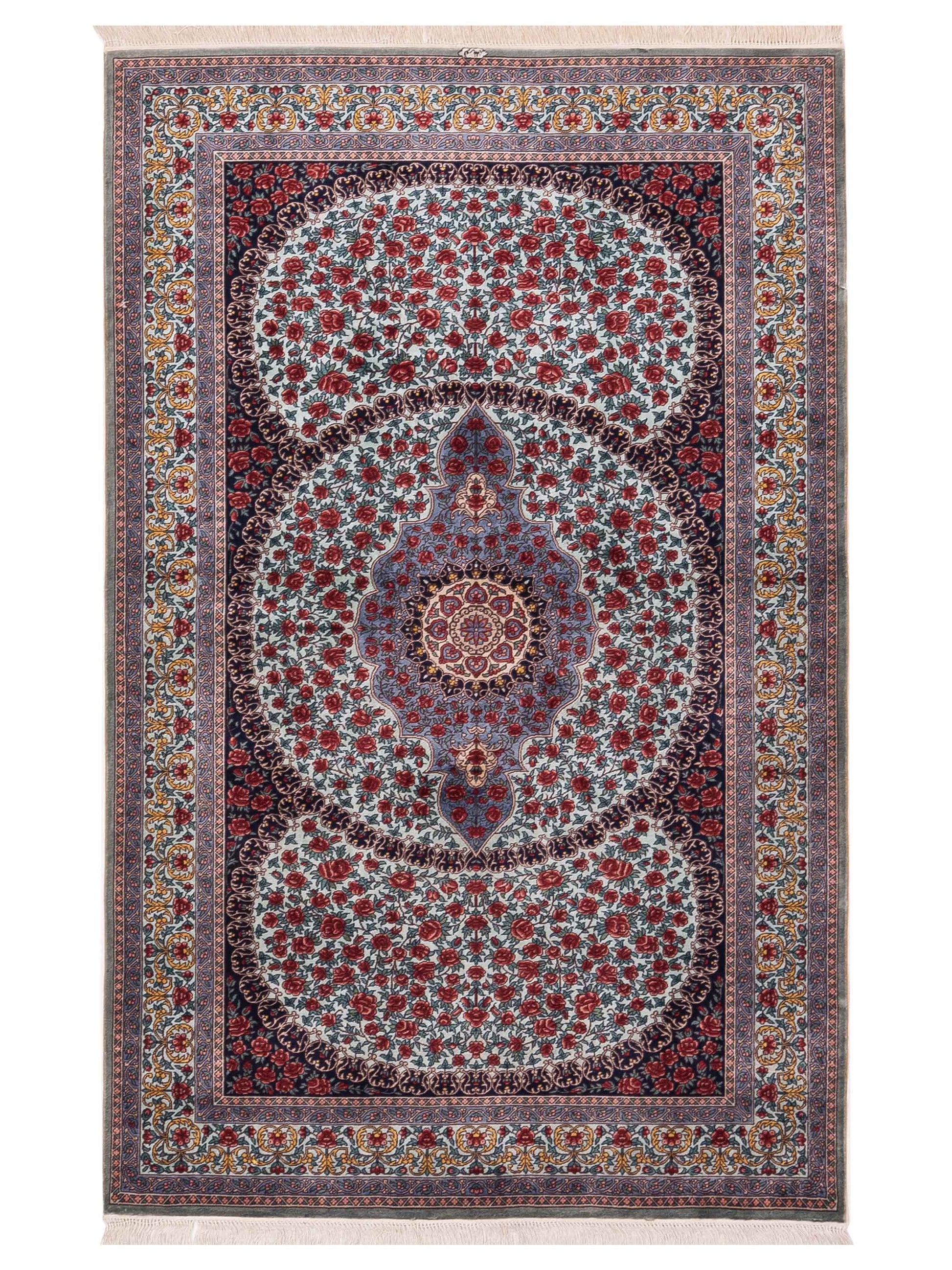 Pasha Pure Silk  Blue Blue Traditional