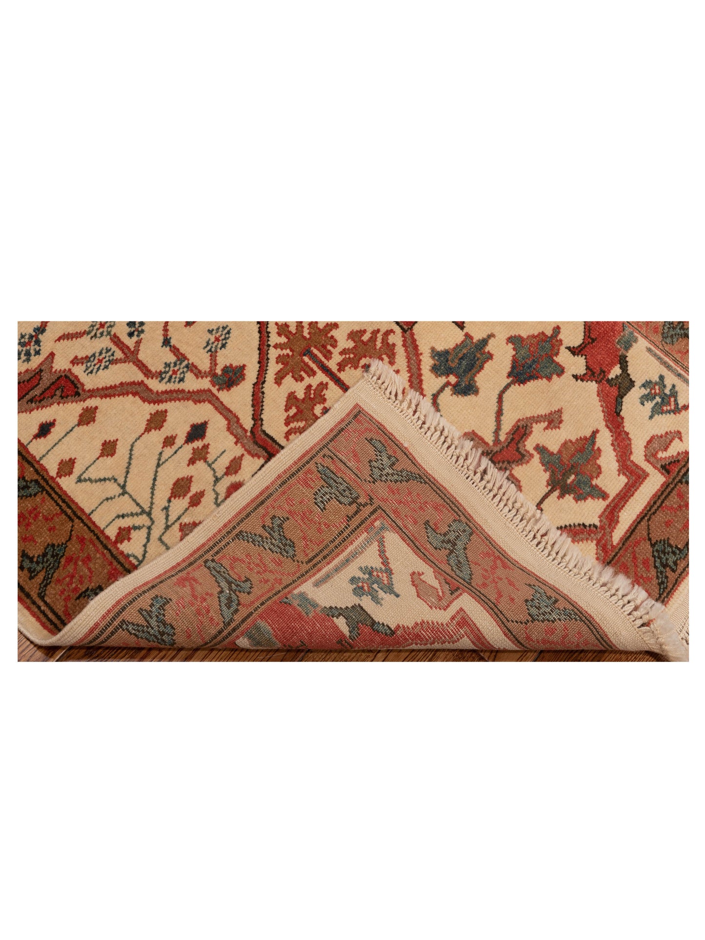 Antique Loom 148326 Ivory Gold 3.1x9.11 Hand Knotted Rug