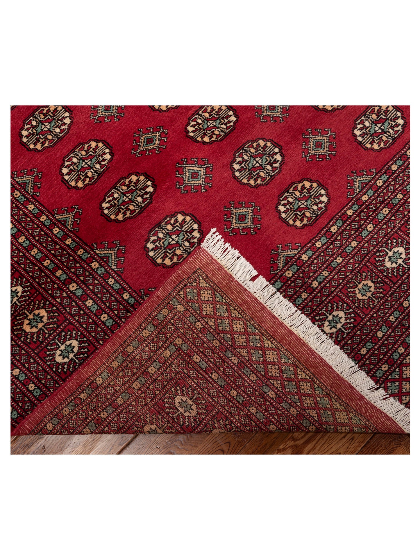 Bokhara 153397 Red Red 8.2x10.3 Hand Knotted Rug