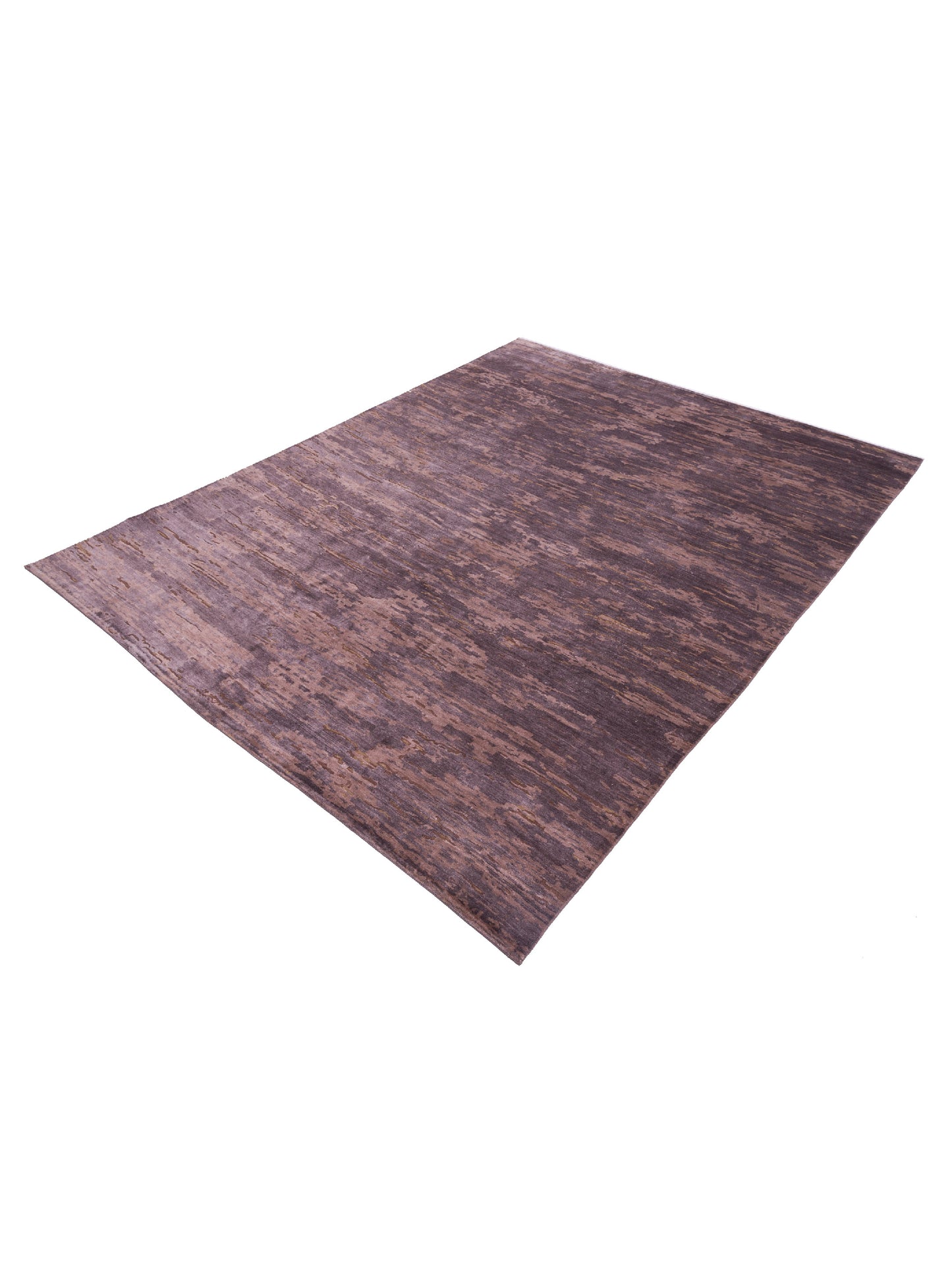 Tibetino 127585 Brown Brown 8.10x11.8 Hand Knotted Rug