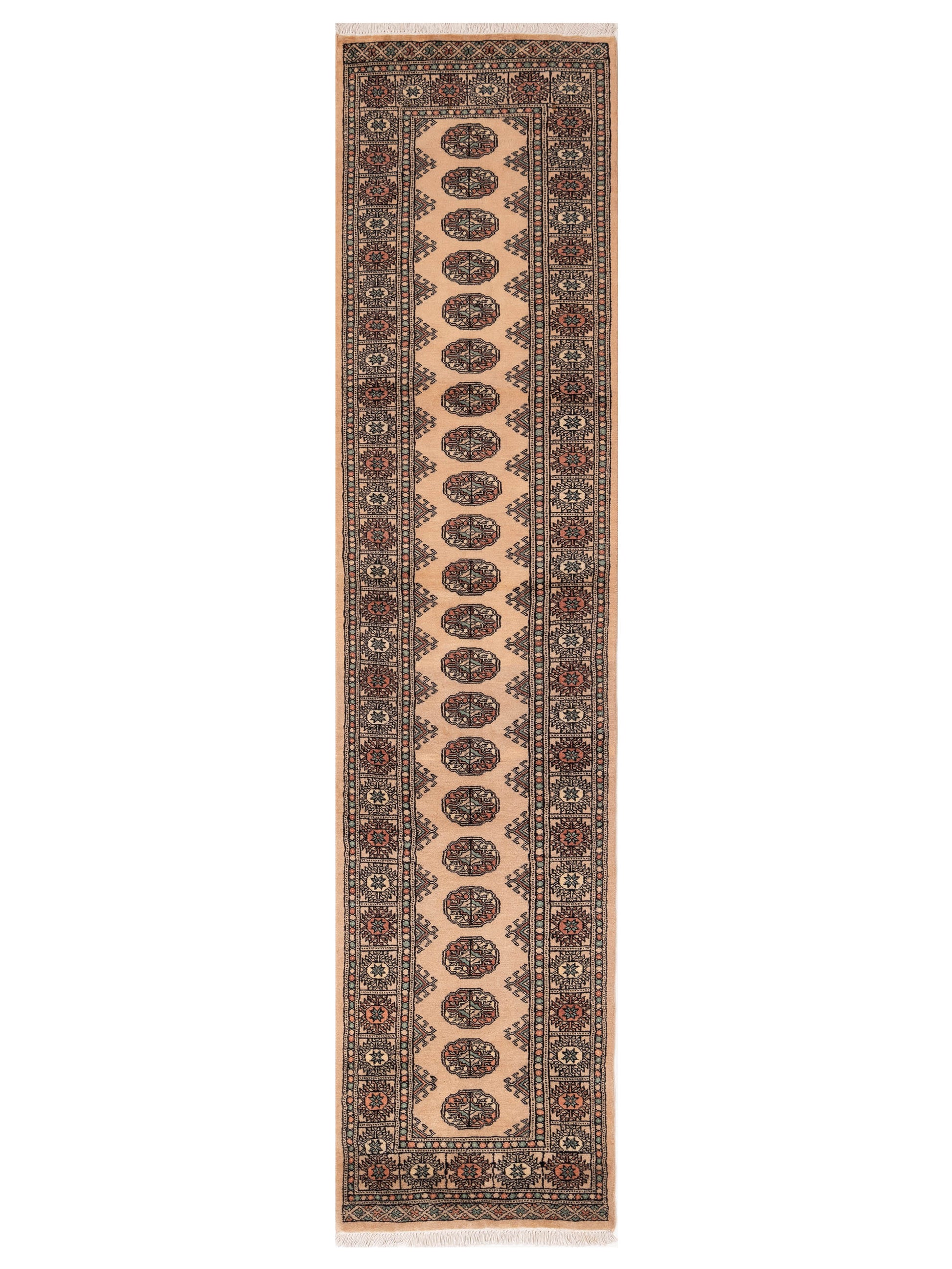 Nomad Bokhara  Beige Beige Traditional
