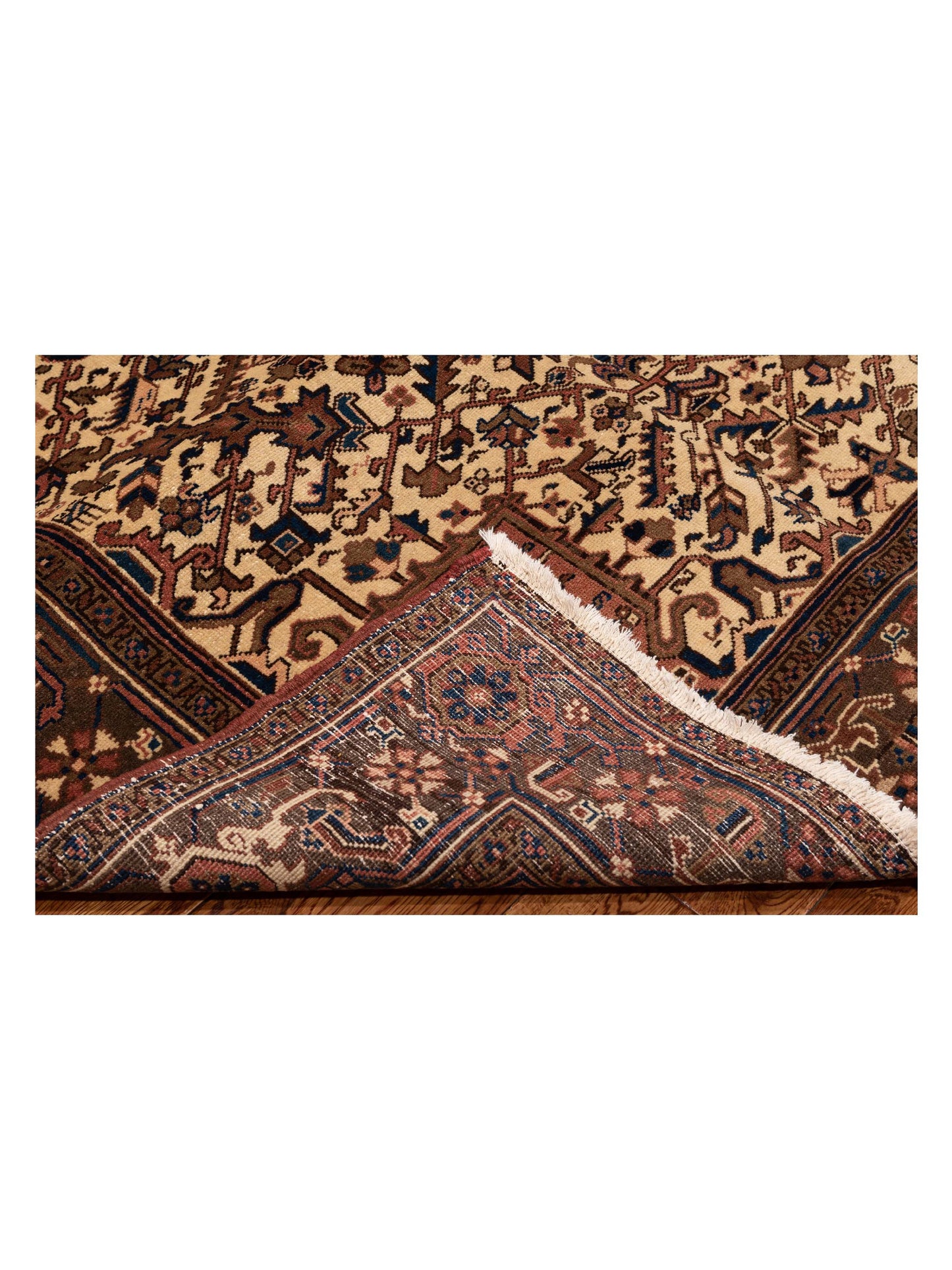 Persian 80619 Brick Brown 10.2x12.6 Hand Knotted Rug
