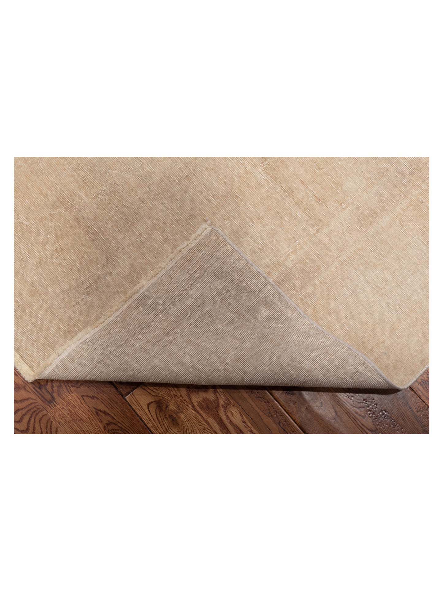 Vintage 90166 Dark Beige 6.8x10.7 Hand Knotted Rug