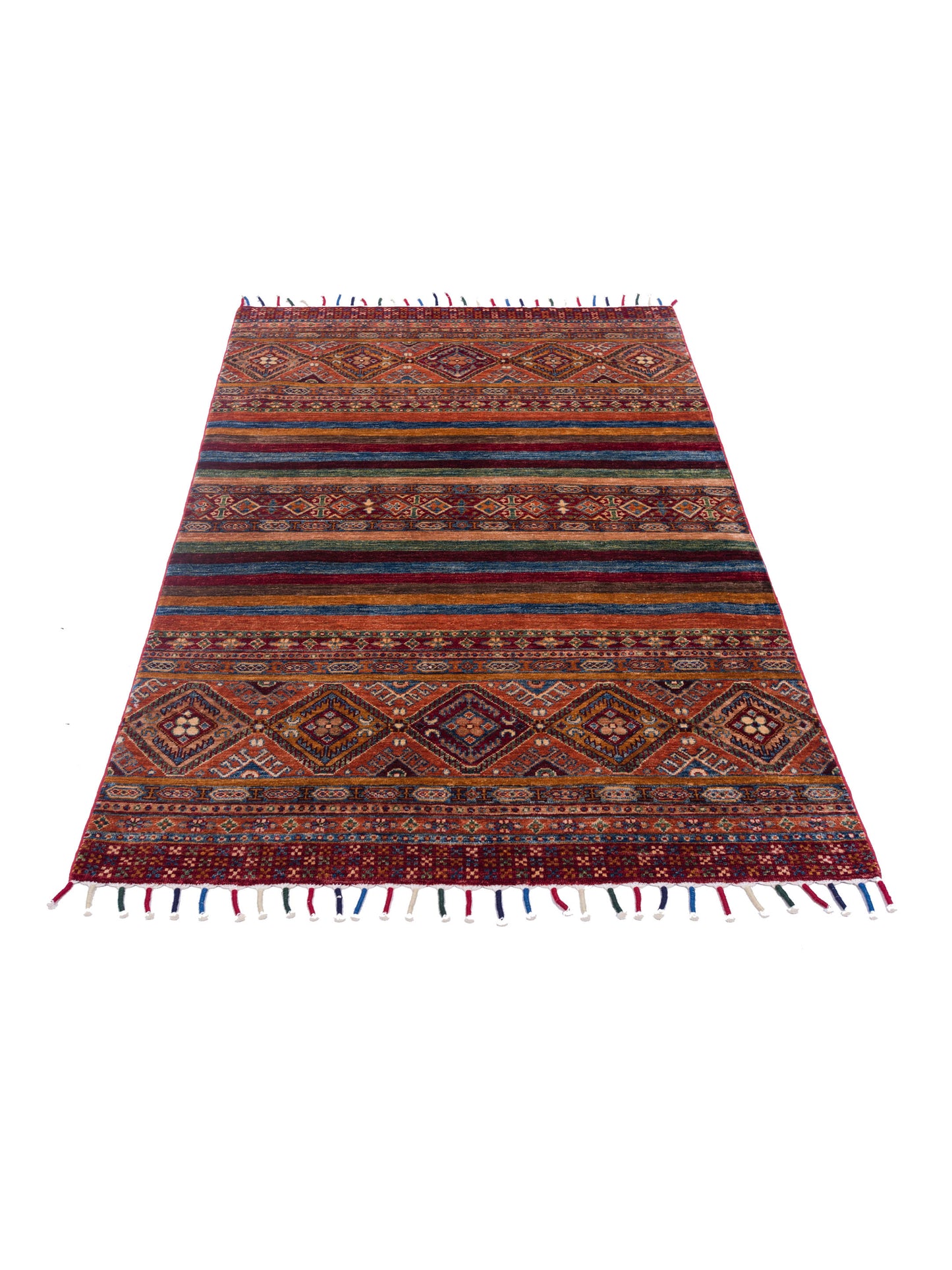 Khorjin 145331 Multi 4.2x6 Hand Knotted Rug