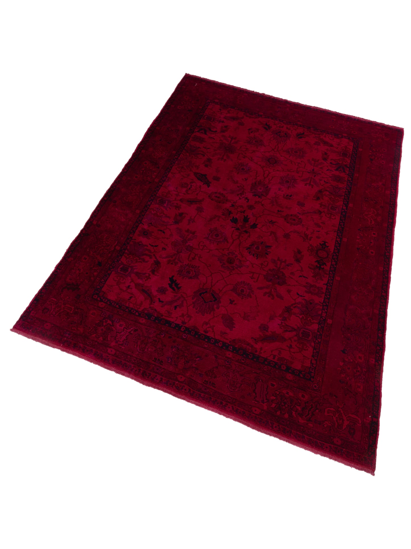 Vintage 79900 Pink Pink 9x12.1 Hand Knotted Rug