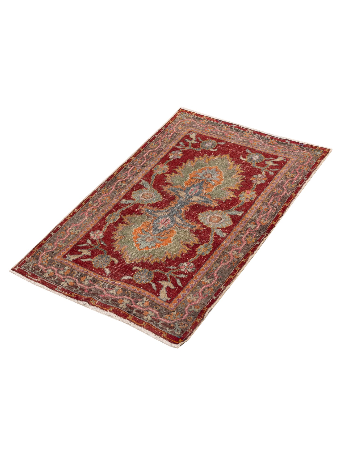Old Anatolian 154171 Red Brown 3.2x5  Hand Knotted Rug