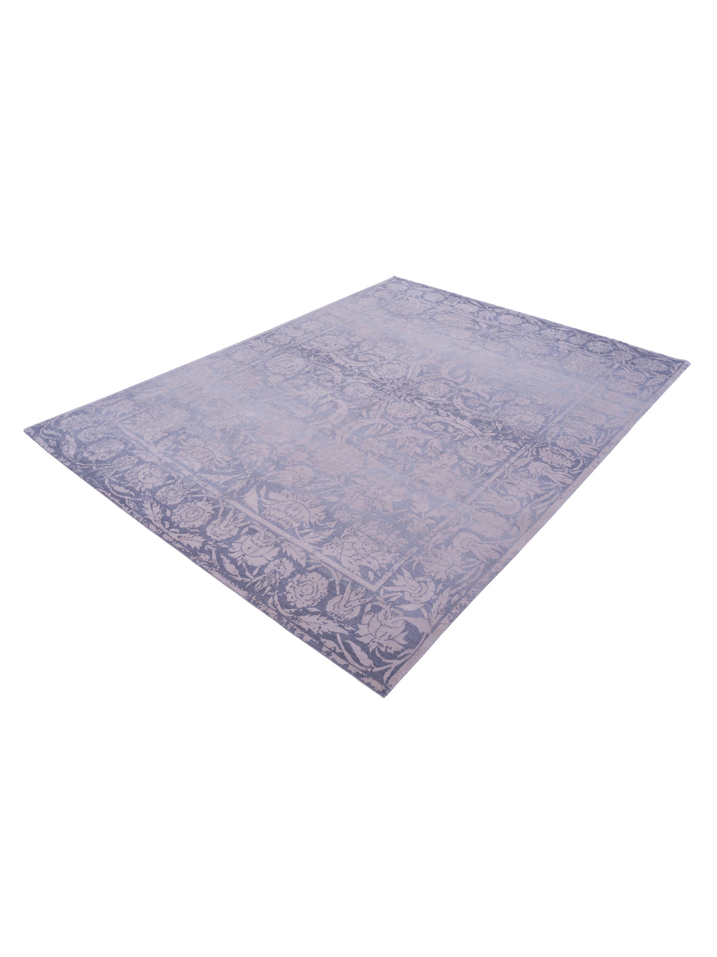 Nepalese 104156 Gray 9x12 Hand Knotted Rug